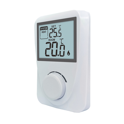 तापमान नियंत्रक वायर्ड रूम थर्मोस्टेट बैट के साथ - कम संकेतक