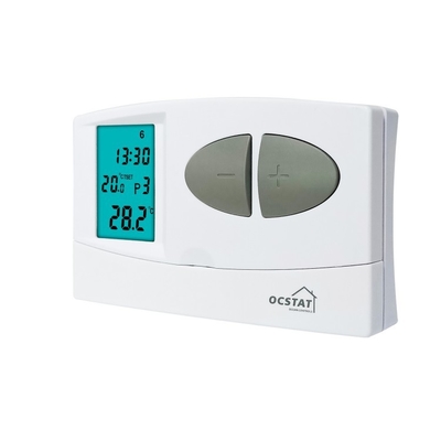 Riseem ABS Heating Room 7 Day Programmable Gas Boiler Thermostat Manual EL back light