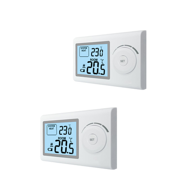 Riseem ABS Non Programmable Thermostat , LCD Display Air Conditioner Room Temperature Thermostat