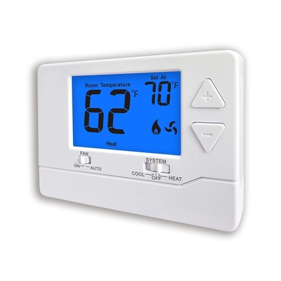 Riseem 24V Single Stage Temperature Calibration Adjustment Home Thermostat Non-programmable