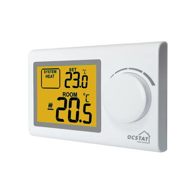 Riseem ABS Materials 868Mhz RF Non-Programmable Room Thermostat With 2*AAA Size Battery