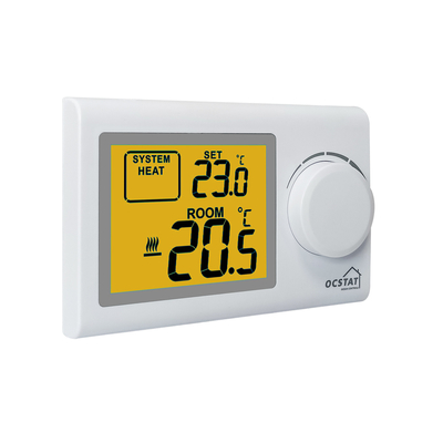 Riseem ABS Materials 868Mhz RF Non-Programmable Room Thermostat With 2*AAA Size Battery