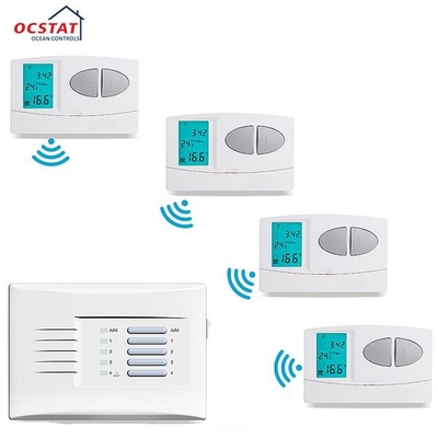 2*AA Size Battery 6 Time 6 Temp per Day 7 Day 5/2 or 24 Hour Programming Options 868Mhz Wireless digital heating room thermostat