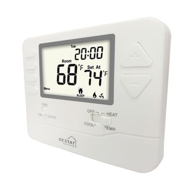 Heagstat NTC Sensor and Anti-Flammable ABS PC 7 Day Programmable Thermostat for Heat Pump Control