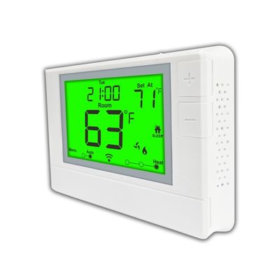 Coiiwsei LCD Digital Display Wired Room Thermostat with Non-programmable Programming and ABS Housing Material