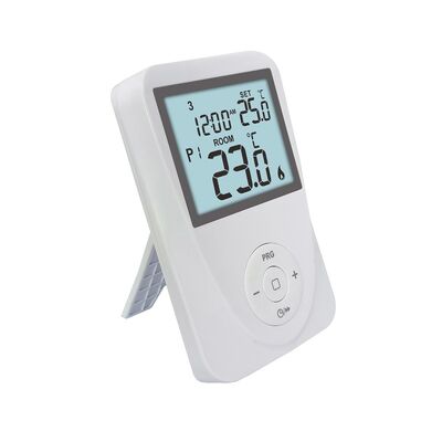 Anti-Flammable PC ABS Programmable Thermostat Wireless Operating Frequency 868MHZ Temperature Controller Suitable For Commercial HVAC