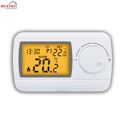 230V NTC Sensor Type Heating Boiler Temperature Control 7 Day Programmable Home Electronic Thermostat Device Offering Temperature Management and Energy Operation in Boilers