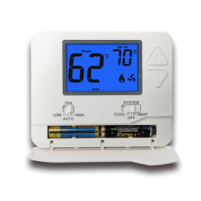 Riseem Wall - Mounted Box Non Programmable Thermostat / Heat Pump PTAC Wireless Thermostat