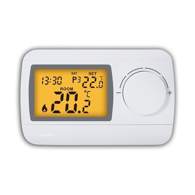 Riseem New Large Dial Button 7 Day Programmable Room Thermostat 230V