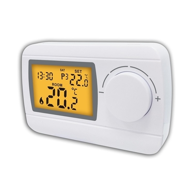 Riseem New Large Dial Button 7 Day Programmable Room Thermostat 230V
