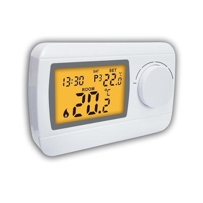Riseem New Large Dial Button 7 Day Programmable Room Thermostat 230V