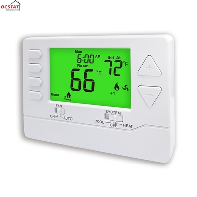 Riseem 2 Heat 2 Cool 24V Programmable Electronic Room Thermostat Temperature Control