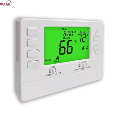 Riseem 2 Heat 2 Cool 24V Programmable Electronic Room Thermostat Temperature Control