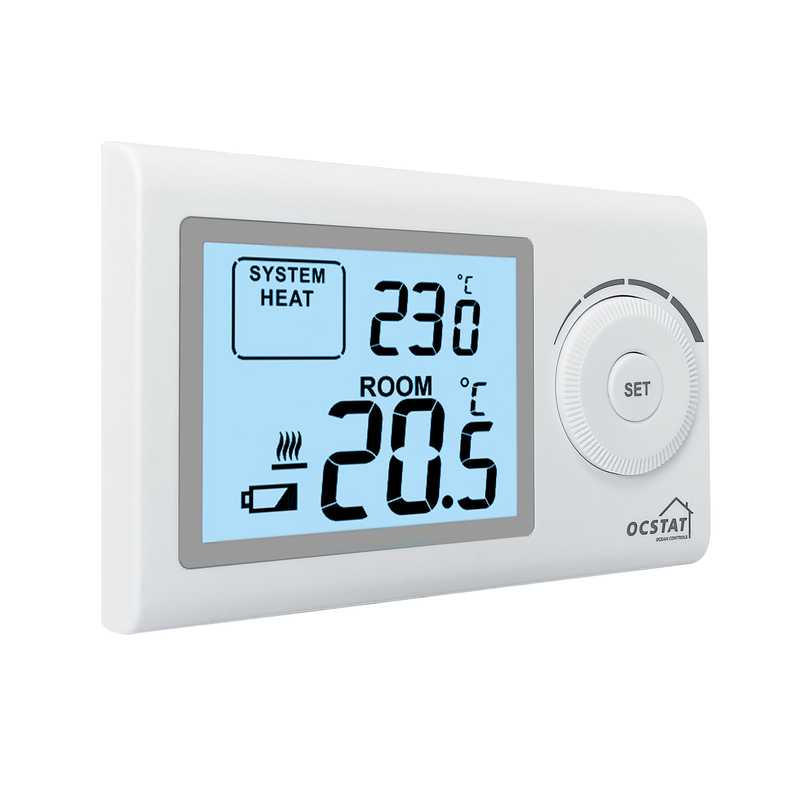 Riseem Temperature Control Wired Heating Room Non Programmable Thermostat for Home Heating 230VAC