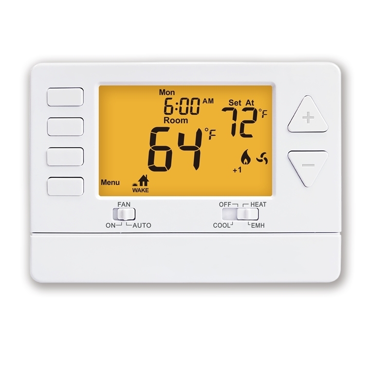 Efficiently Control Your HVAC System with 7 Day Programmable Thermostat Non-programmable
