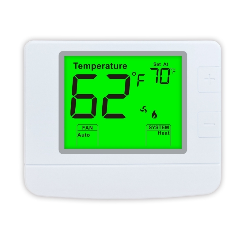 Riseem High Accuracy Wired Room Thermostat ±1C ON Fan Operation Mode 4.72" W X 3.85" H X 1.02" D Physical Dimensions