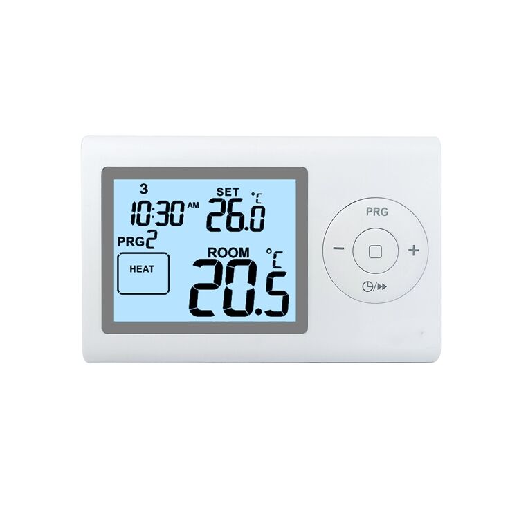 Green Backlight Color Boiler Temperature Control Thermostat White Color Electronic Temperature Regulator for Heating Process Control