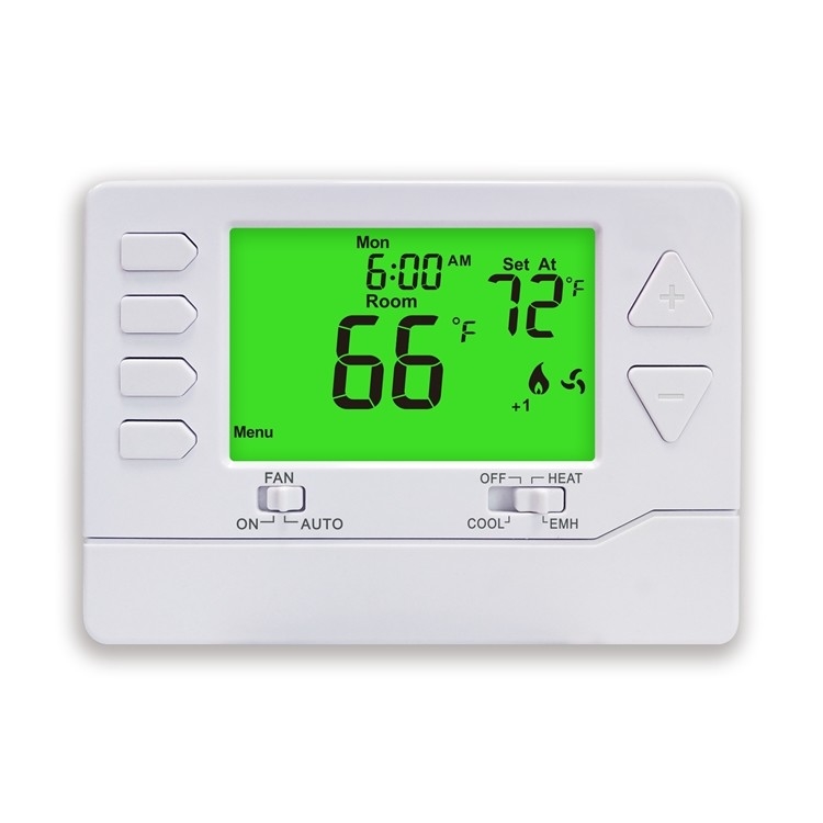 Riseem 24VAC 2 Heat 1 Cool HVAC Central Heating Thermostat With NTC Sensor