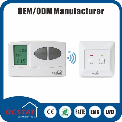 RF Electronic Programmable Thermostat For Heating  system 868MHZ radio frequency wireless room thermostat HVAC