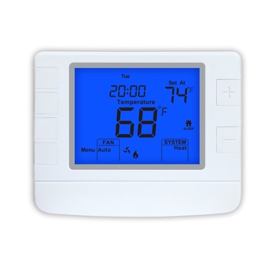 Riseem ABS 1 हीट 1 कूल एयर कंडीशनर प्रोग्राम करने योग्य होम थर्मोस्टैट HVAC सिस्टम के लिए