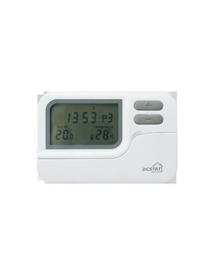 समायोज्य वायर्ड रूम थर्मोस्टेट होम के लिए 0.5C तापमान सेटिंग ABS आवास