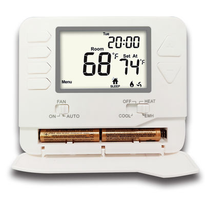 24V हीट पंप 2H1C प्रोग्रामेबल थर्मोस्टैट LCD डिस्प्ले के साथ