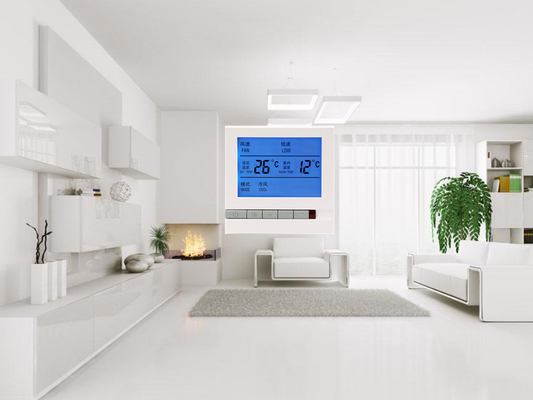 Riseem ABS+PC एयर कंडीशनर के लिए डिजिटल तापमान थर्मोस्टेट अनुकूलन योग्य रंग