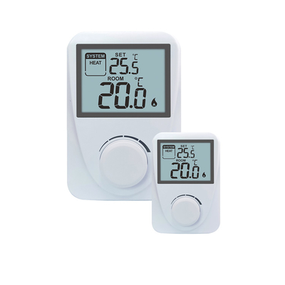Riseem 230V एलसीडी डिस्प्ले Omron रिले वायर्ड रूम गैर प्रोग्राम करने योग्य थर्मोस्टेट बॉयलर के लिए