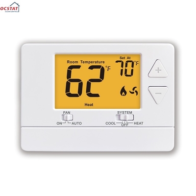Riseem 24V 60Hz गैर-प्रोग्राम करने योग्य एयर कंडीशनर एचवीएसी प्रणाली के लिए सर्वश्रेष्ठ होम थर्मोस्टेट